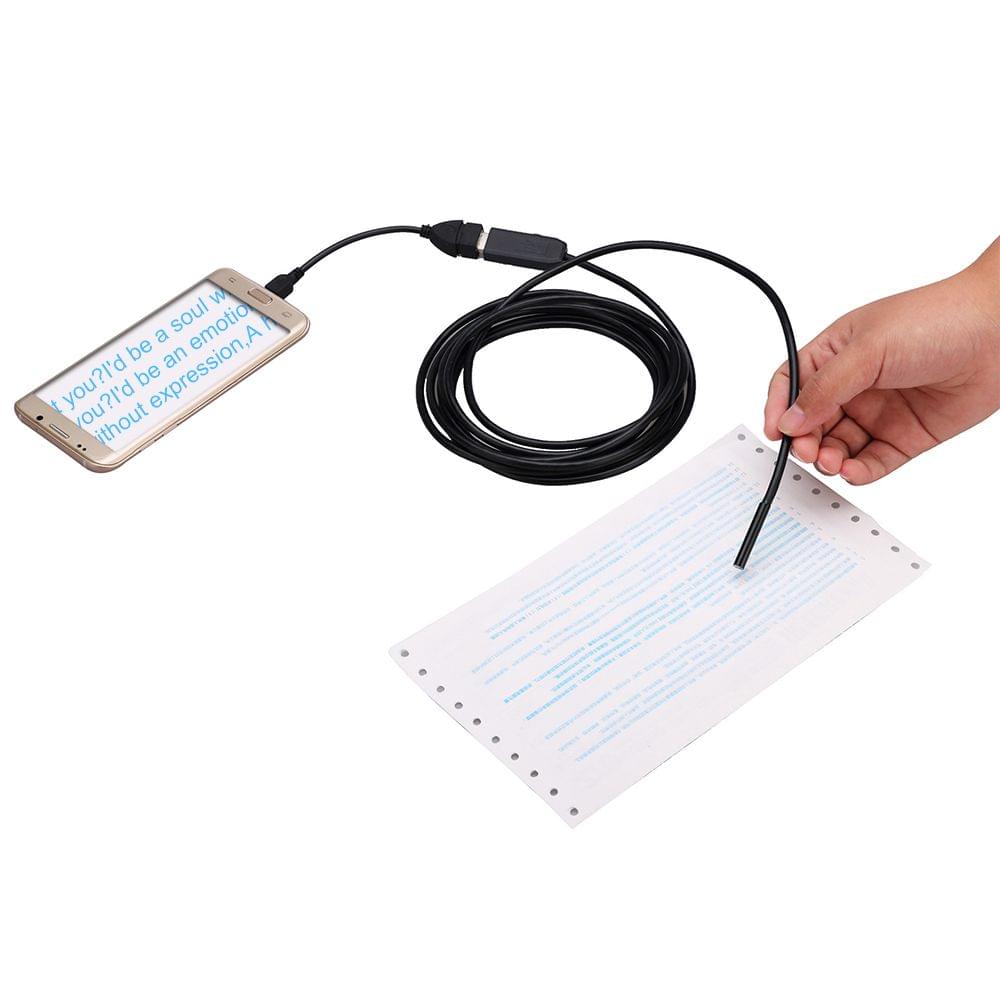 OWSOO 6 LED 7MM Lens Endoscope IP67 Waterproof Inspection - 5M