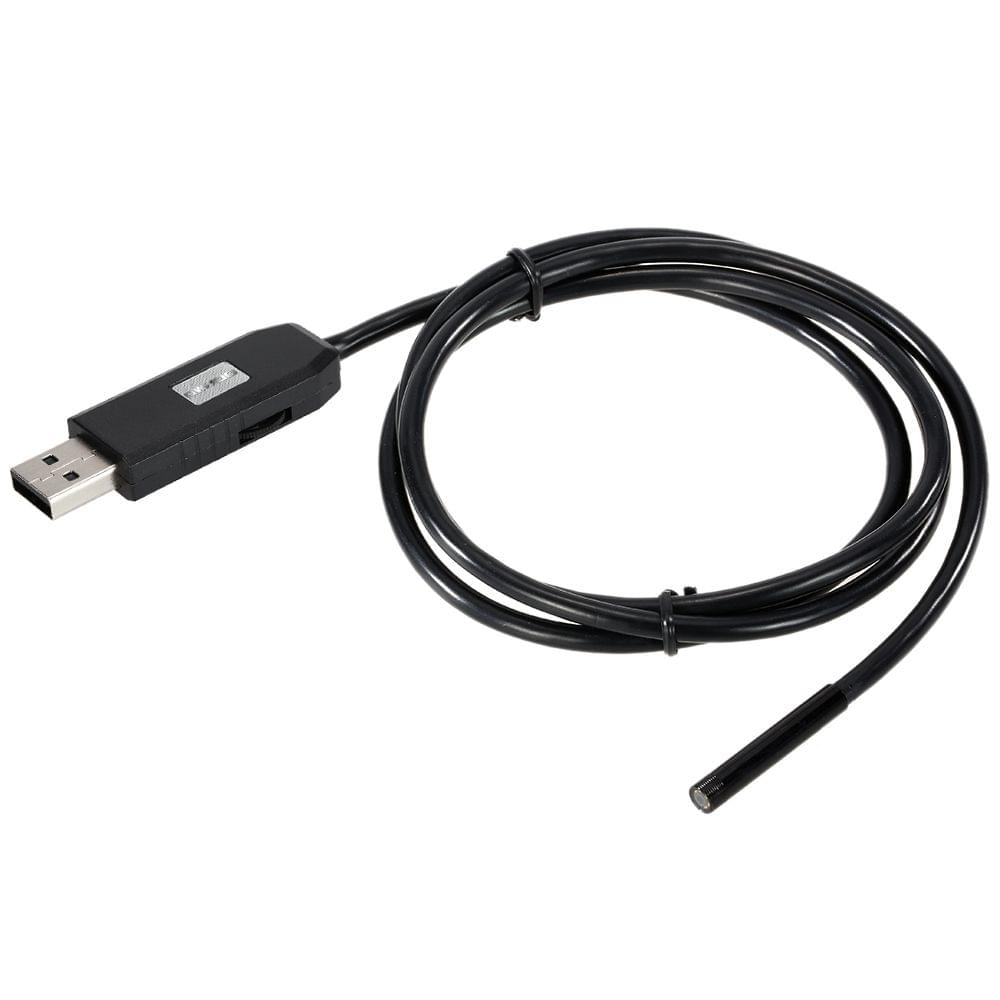 OWSOO 6 LED 5.5MM Lens Endoscope IP67 Waterproof Inspection - 1m