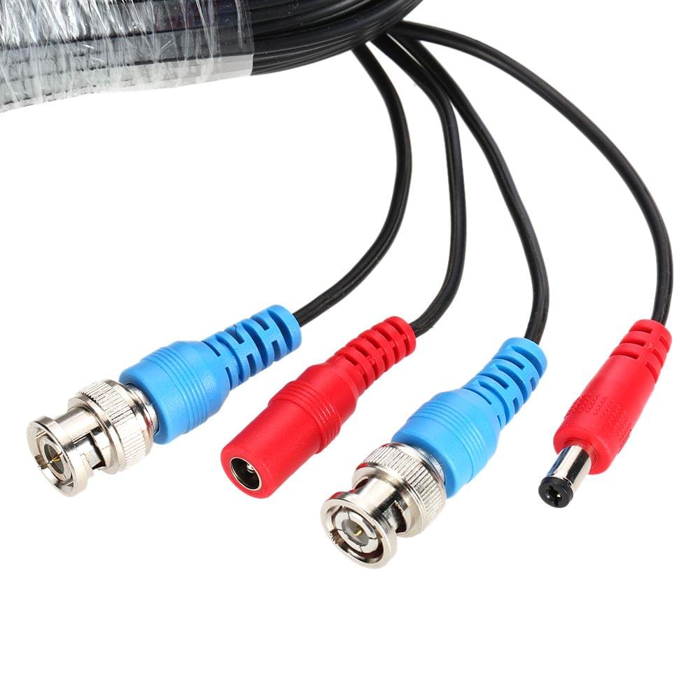 Video Power Siamese BNC Cable 65ft 20m for Analog AHD - 20m