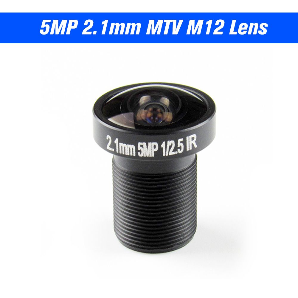 2.1mm Lens Fisheye CCTV Lens 1/2.5" HD 5.0 Megapixel For IP