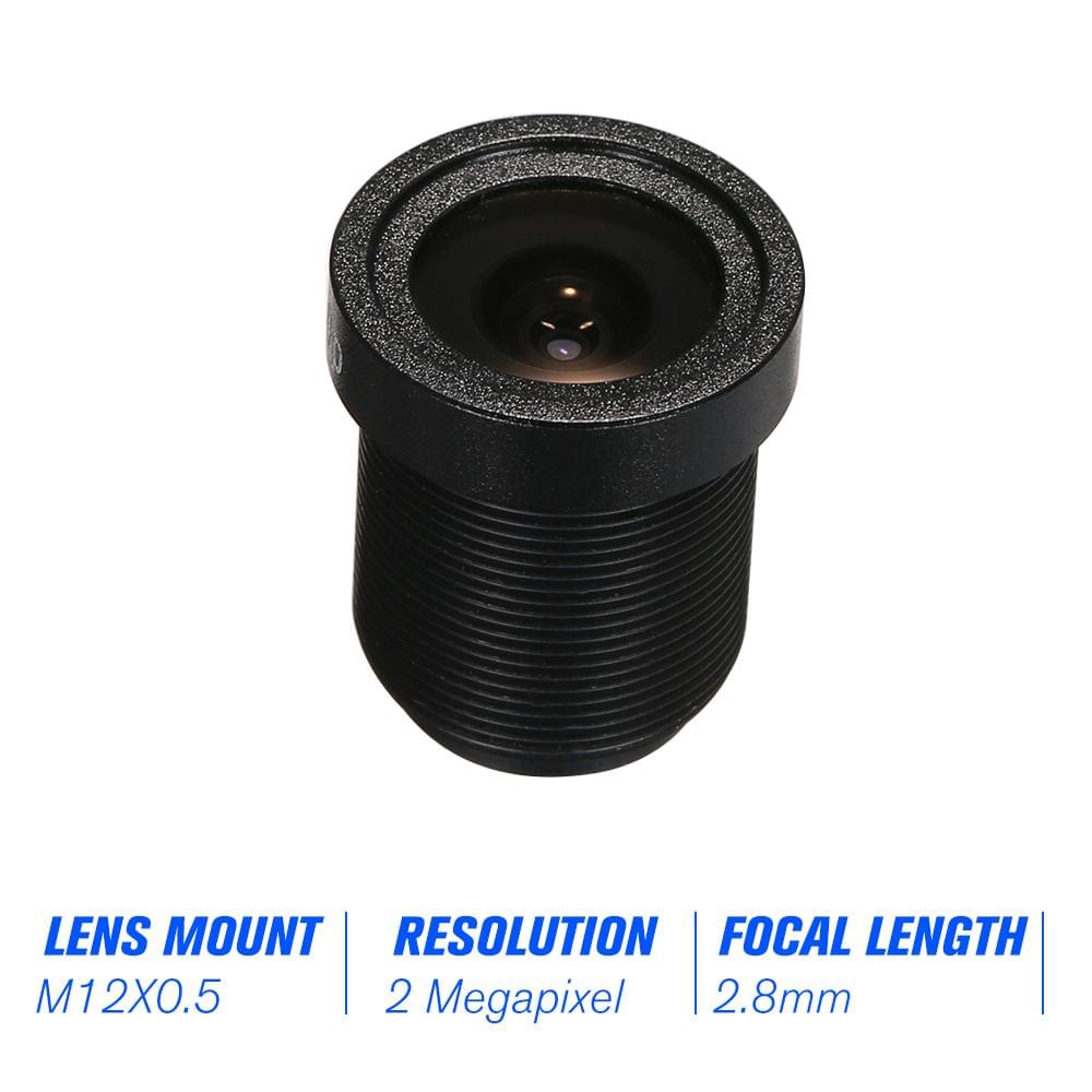 1080P 2.8mm CCTV Security Camera Lens M12 Aperture F1.8