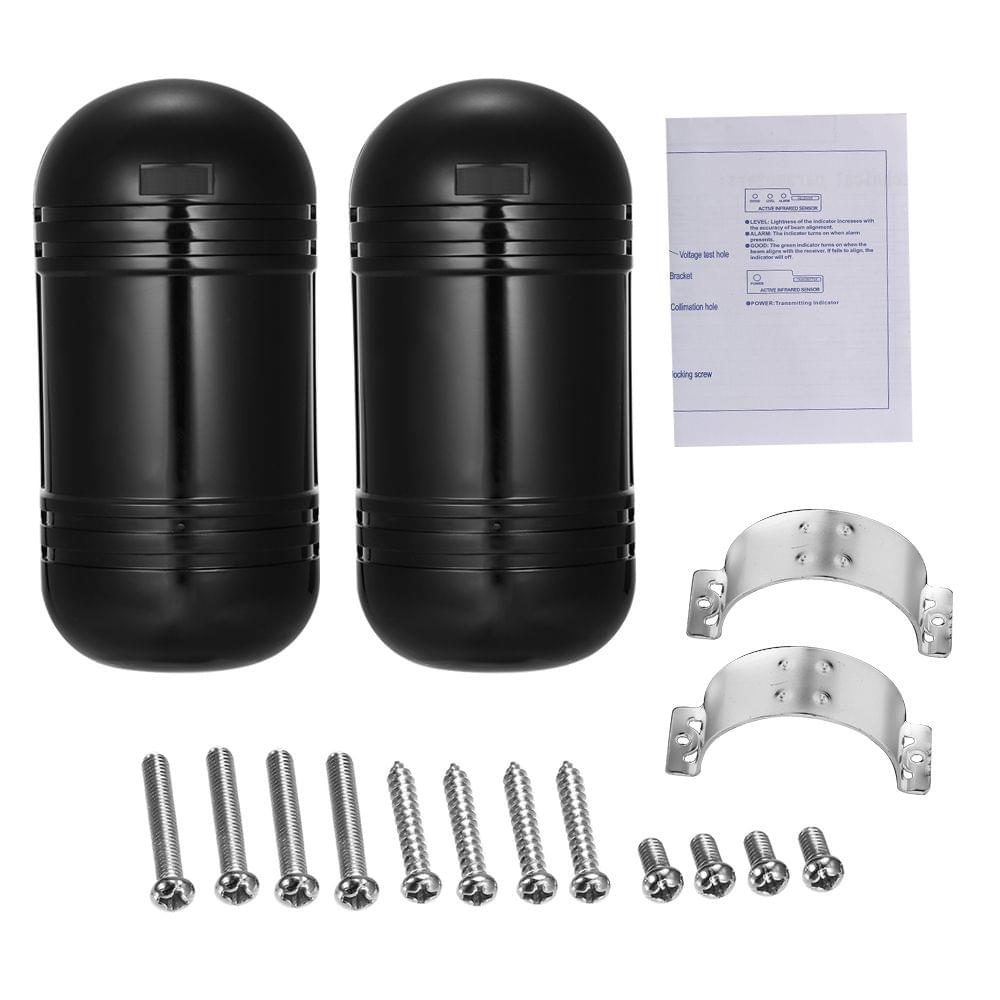 Wired Dual Beam Photoelectric Infrared Sensor Barrier