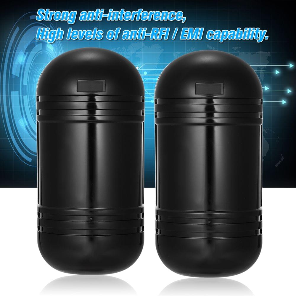 Wired Dual Beam Photoelectric Infrared Sensor Barrier