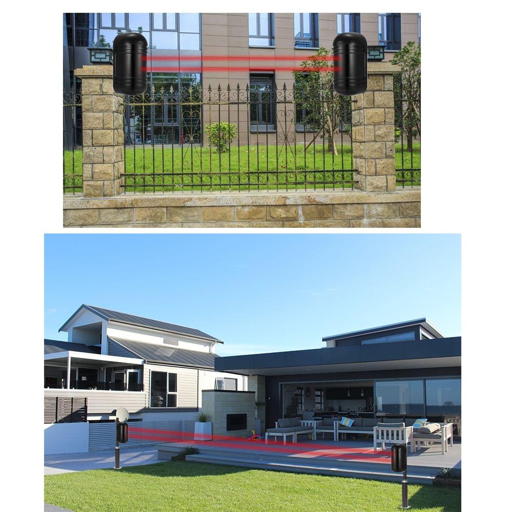 Wired Dual Beam Photoelectric Infrared Sensor Barrier