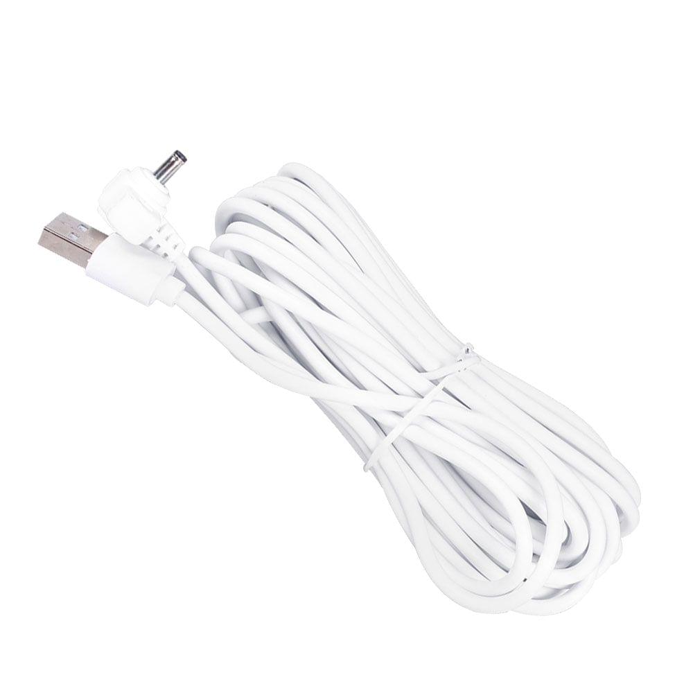 Weatherproof Outdoor Extension Power Adapter Charger Cable - 6m