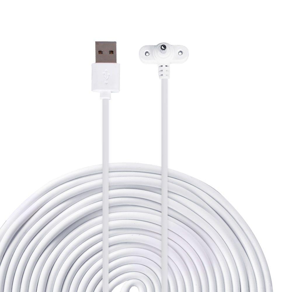 Weatherproof Outdoor Extension Power Adapter Charger Cable - 6m