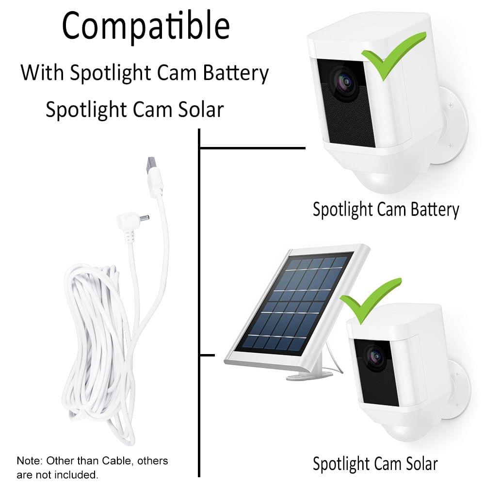 Weatherproof Outdoor Extension Power Adapter Charger Cable - 6m