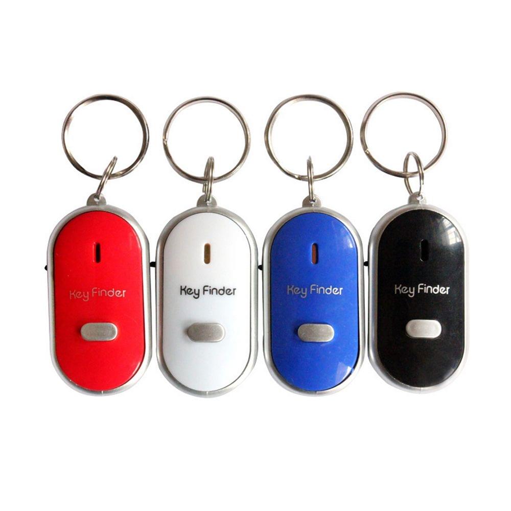 Mini LED Light Anti-lost Whistle Key Finder Flashing Beeping