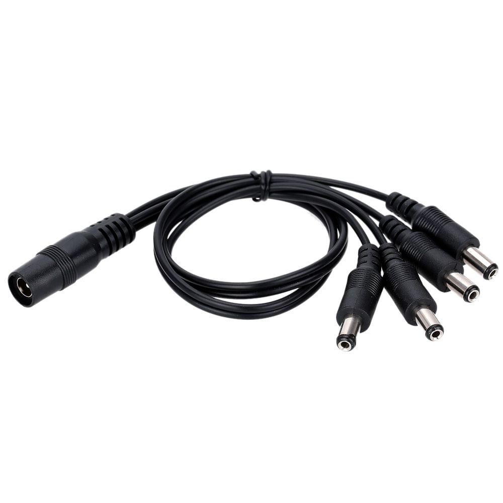 DC 1 to 4 Power Split Splitter Cable 5.5*2.1mm for CCTV