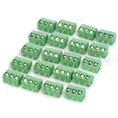 3-Pin Screw Terminal Block Connectors (Green)
