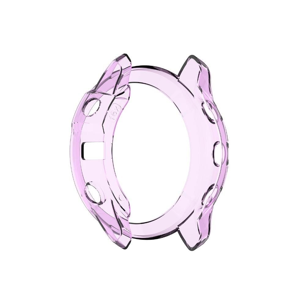 For Garmin Fenix 6X / 6X Pro Smart Watch Half Coverage TPU Protective Case (Transparent Black)