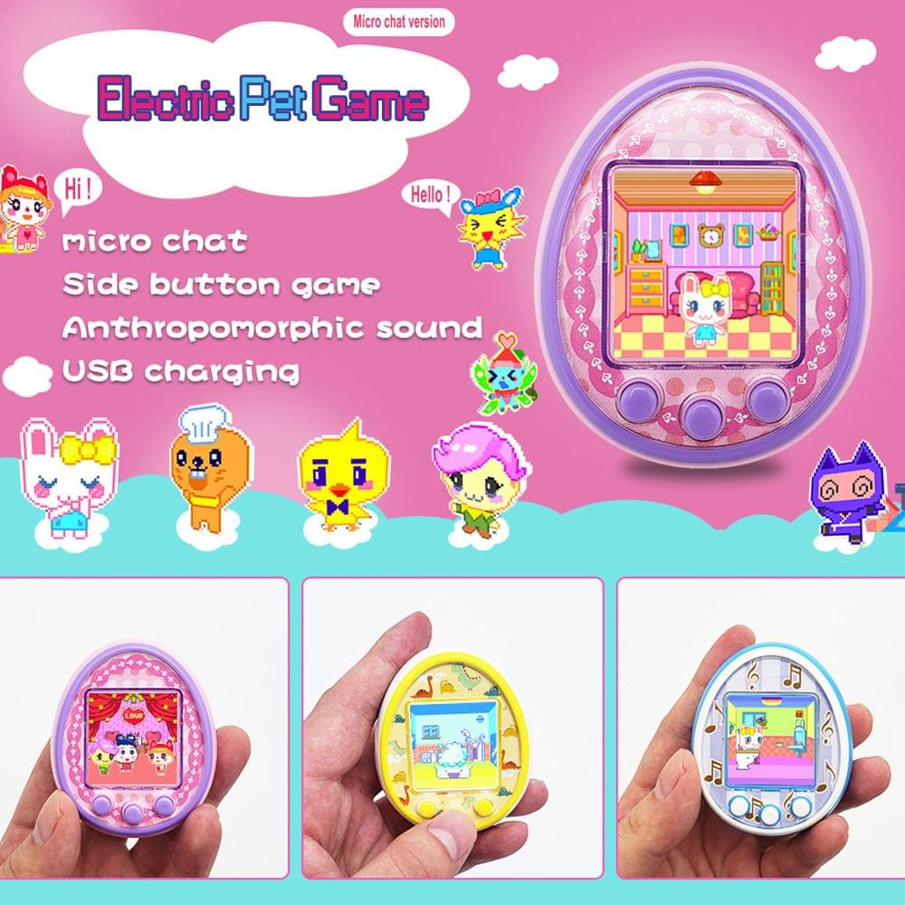 Cartoon Electronic Pet Handheld Virtual Pet Kids Toy Gift