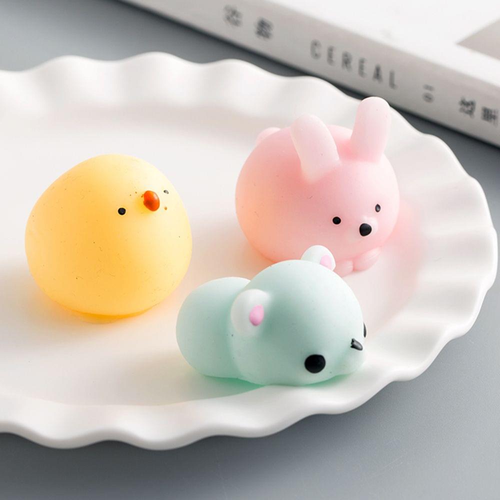 Rabbit Colorful Adorable Cute Animal Hand Wrist Squeezing - 7
