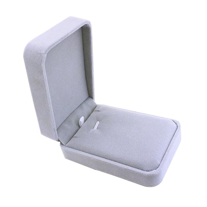 Exquisite High-end Flannel Jewelry Ornaments Box Accessories Gift Packed Box, Necklace Box (Style1)