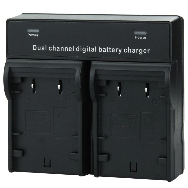 8.4V Dual Channel Digital Battery Charger for JVC VF808 / VF815 / VF823