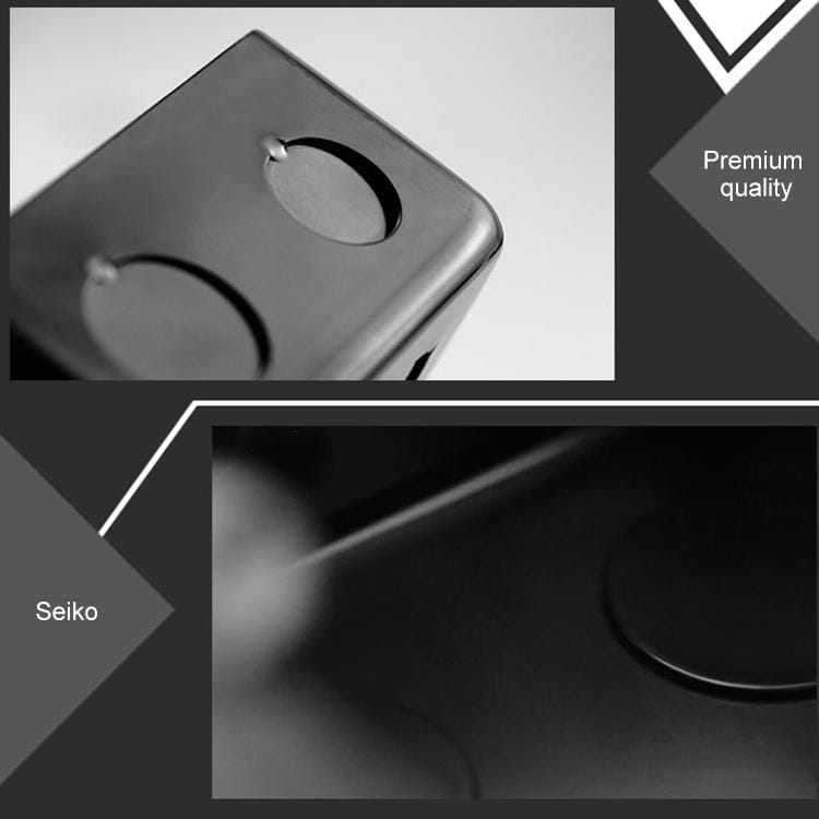 86mm Floor Plug Bottom Box Waterproof Five-hole Thickened Floor Pop-up Household Cassette Cable Box with Floor (Black)