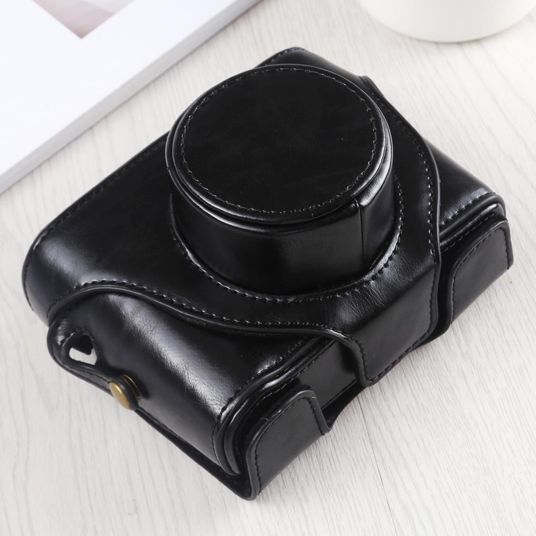 Full Body Camera PU Leather Case Bag with Strap for FUJIFILM X10 / X20 (Brown)