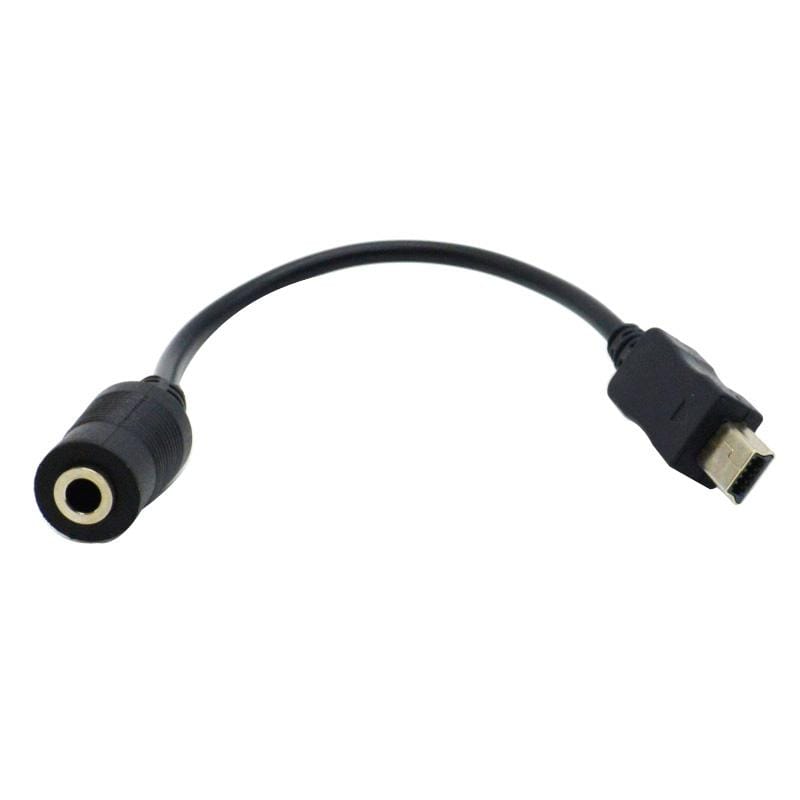 10pin Mini USB to 3.5mm Mic Adapter Cable for GoPro HERO3, Length: 16.5cm