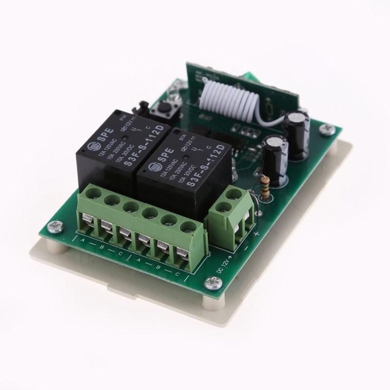12V 2CH 200m RF Wireless Remote Control System Control + Switch Transmitter