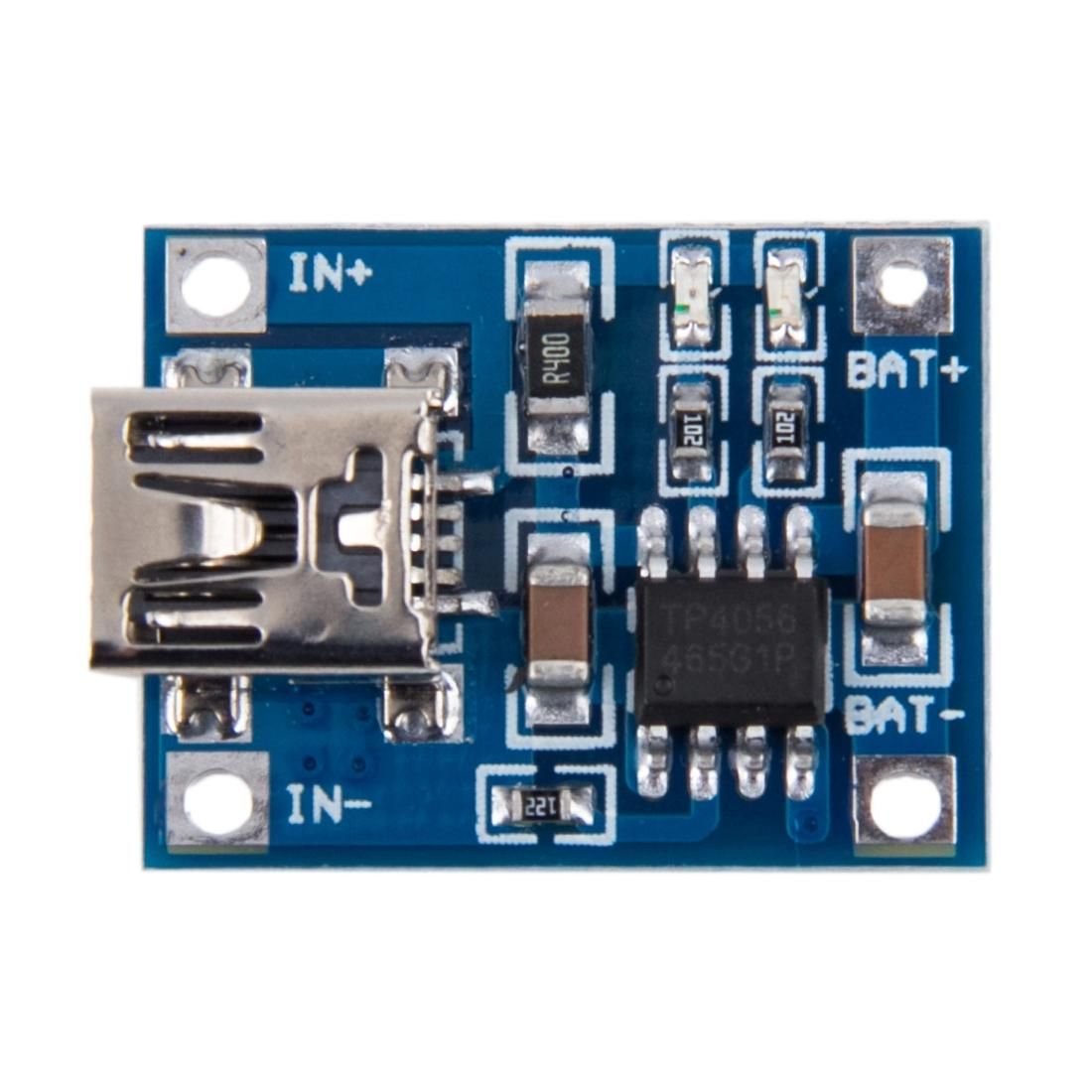 1A Lithium Battery Charging Protection Board Charger Module with Mini USB Port