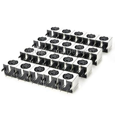 S-Video 4-pin Female Connectors for PCB DIY