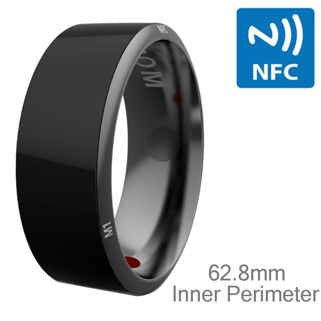 JAKCOM R3 Metallic Glass Smart Ring, Waterproof & Dustproof, Health Tracker, Wireless Sharing, Inner Perimeter: 62.8mm