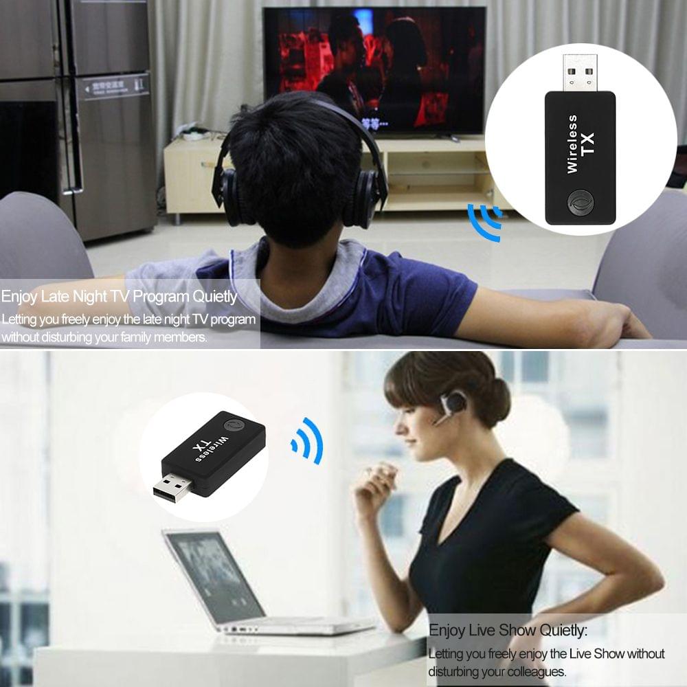 TX9 Wireless Bluetooth Transmitter Stereo Music Stream