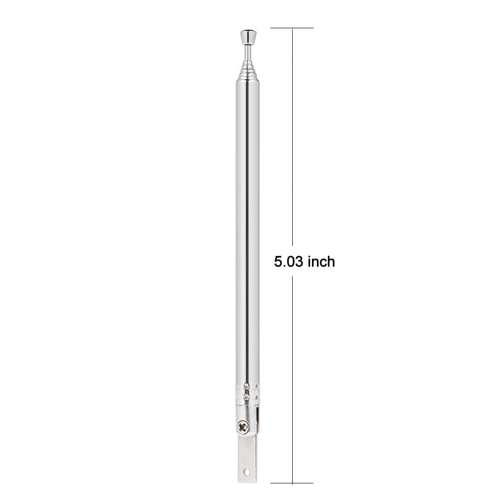 Telescopic FM Radio Antenna 7 Sections Chromium-plating