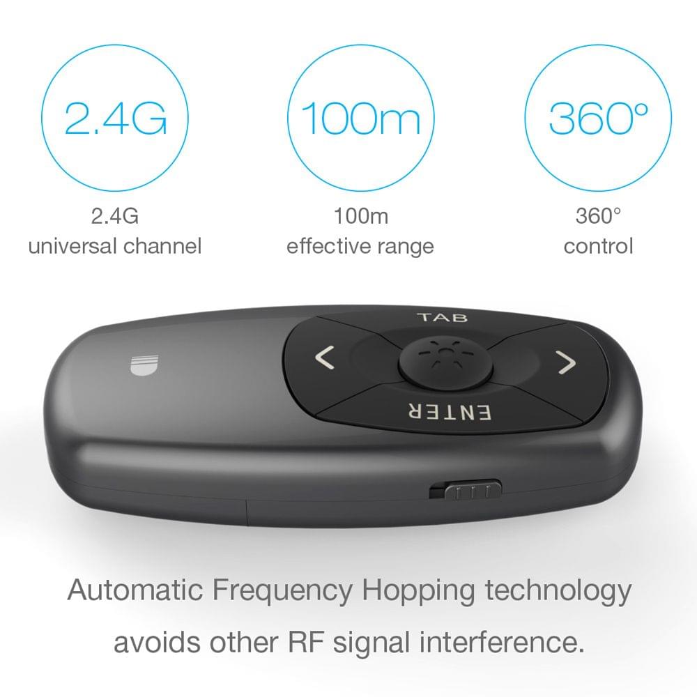 doosl DSIT011 Wireless Laser Presenter Pointer 2.4GHz