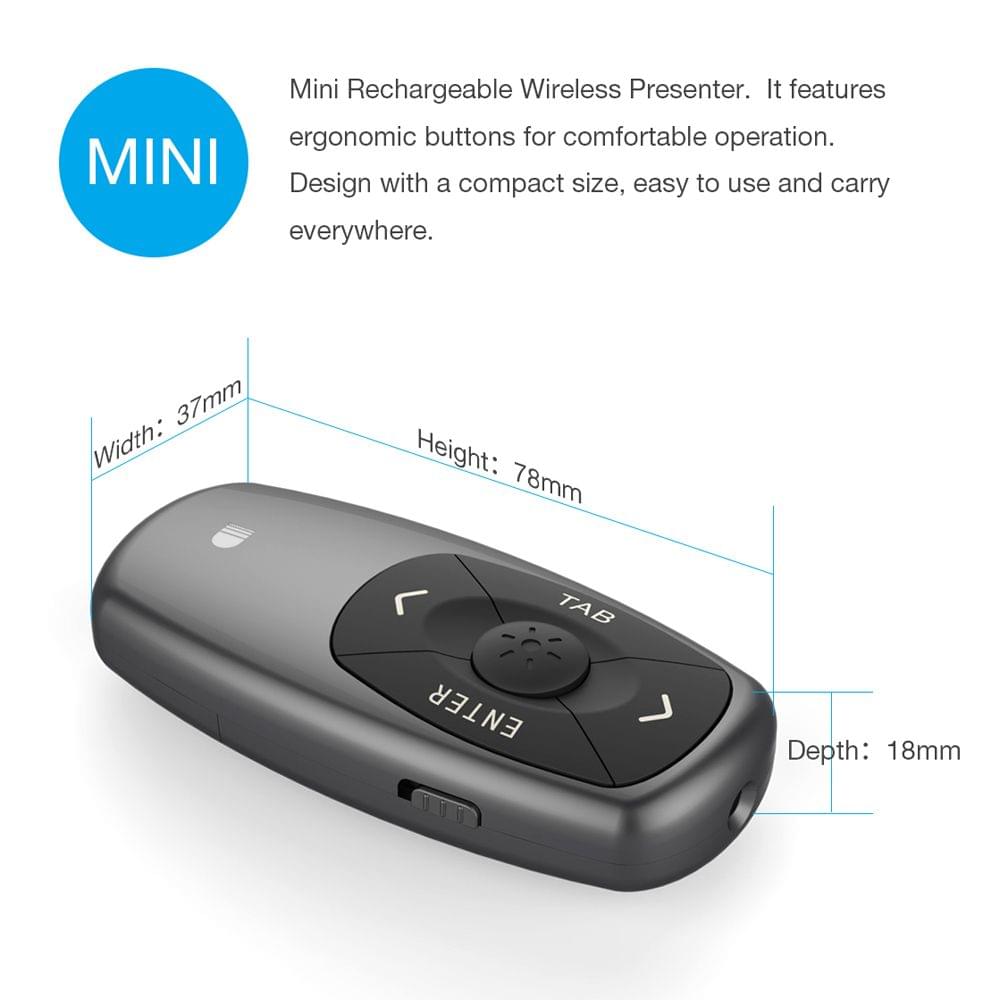 doosl DSIT011 Wireless Laser Presenter Pointer 2.4GHz