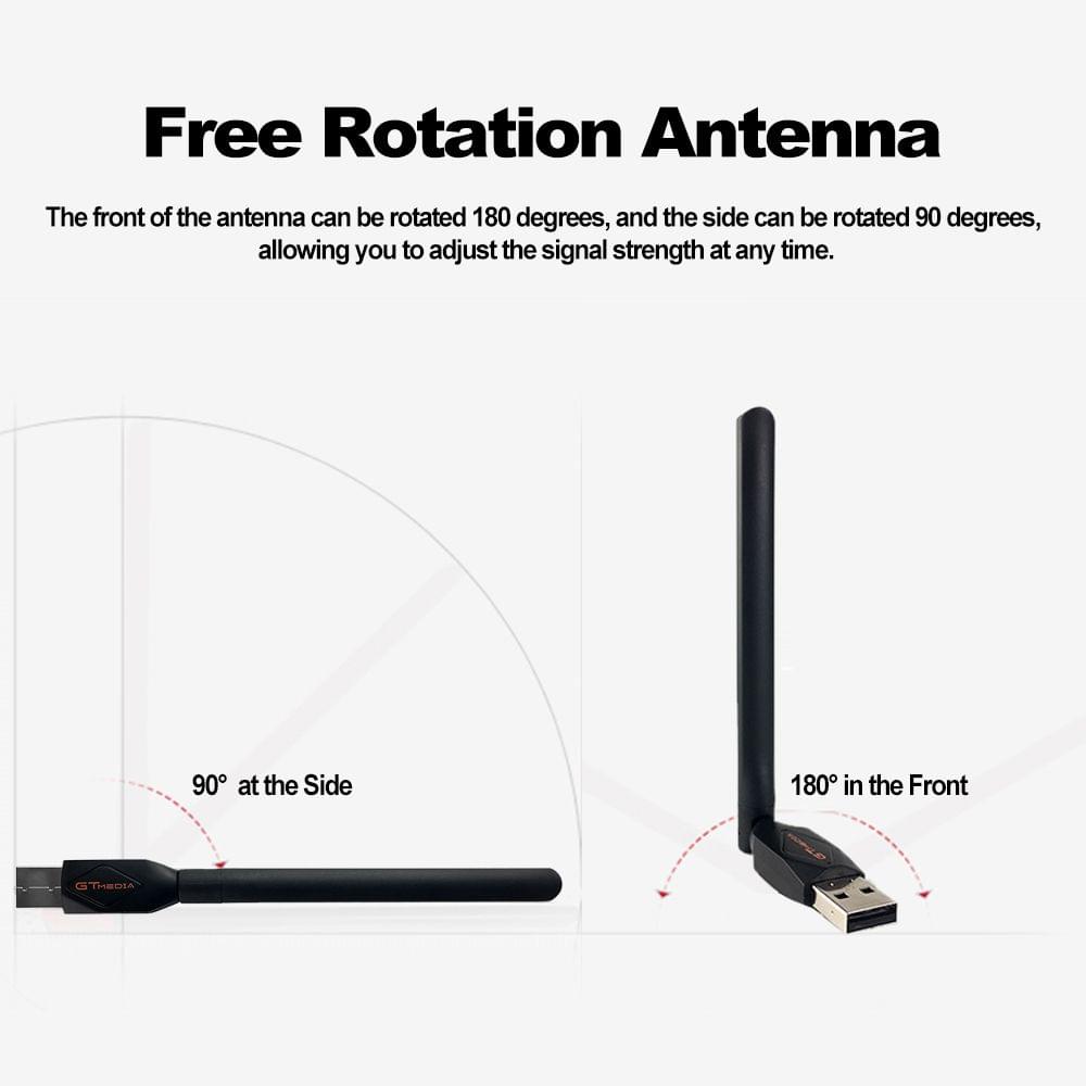 GTMEDIA 150Mbps USB WiFi Dongle USB2.0 Wireless Network WiFi