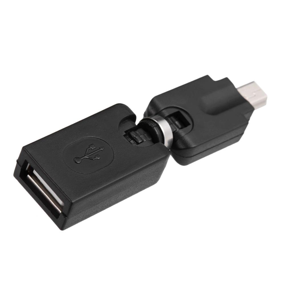 Vehicle-use OTG Adapter USB 2.0 Female to Mini USB 5Pin Male
