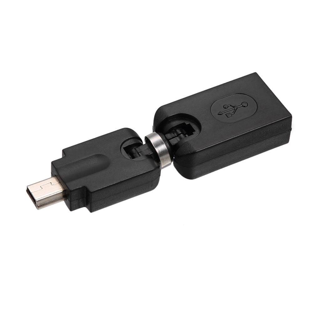 Vehicle-use OTG Adapter USB 2.0 Female to Mini USB 5Pin Male
