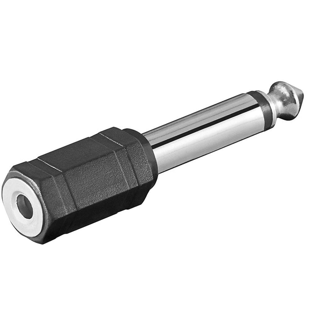 5 Pcs Headphone Jack Adapter Audio Stereo Plug 6.5mm Male to