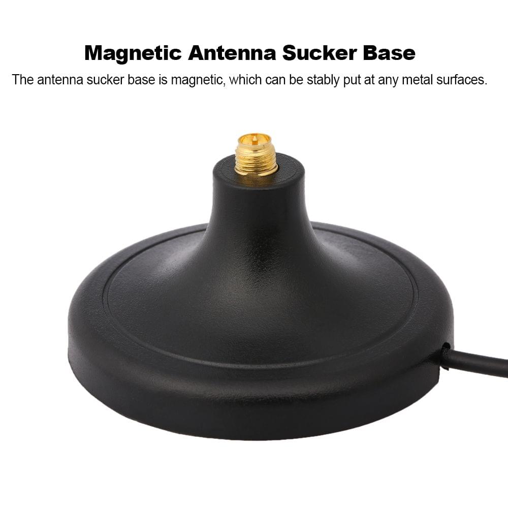 2 Meter Extension Line w/ Magnetic Base Antenna Sucker Stand