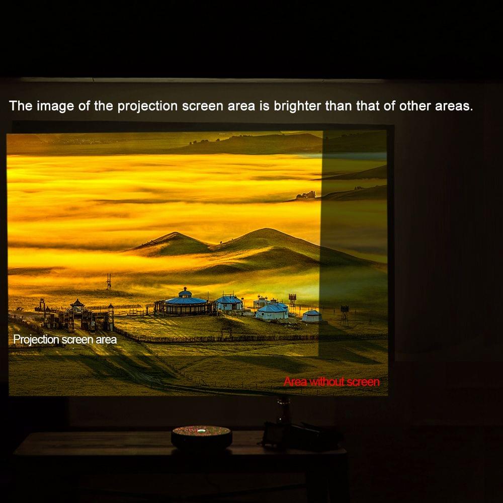 120'' Portable Projector Screen HD 16:9 120 Inch Diagonal