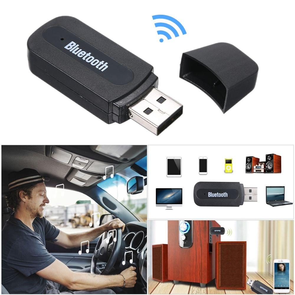 Practical USB Wireless BT 3.5mm Aux Audio Stereo Car Music
