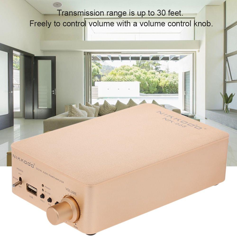 NK668 Digital Audio Power Amplifier Bluetooth 5.0 - US Plug