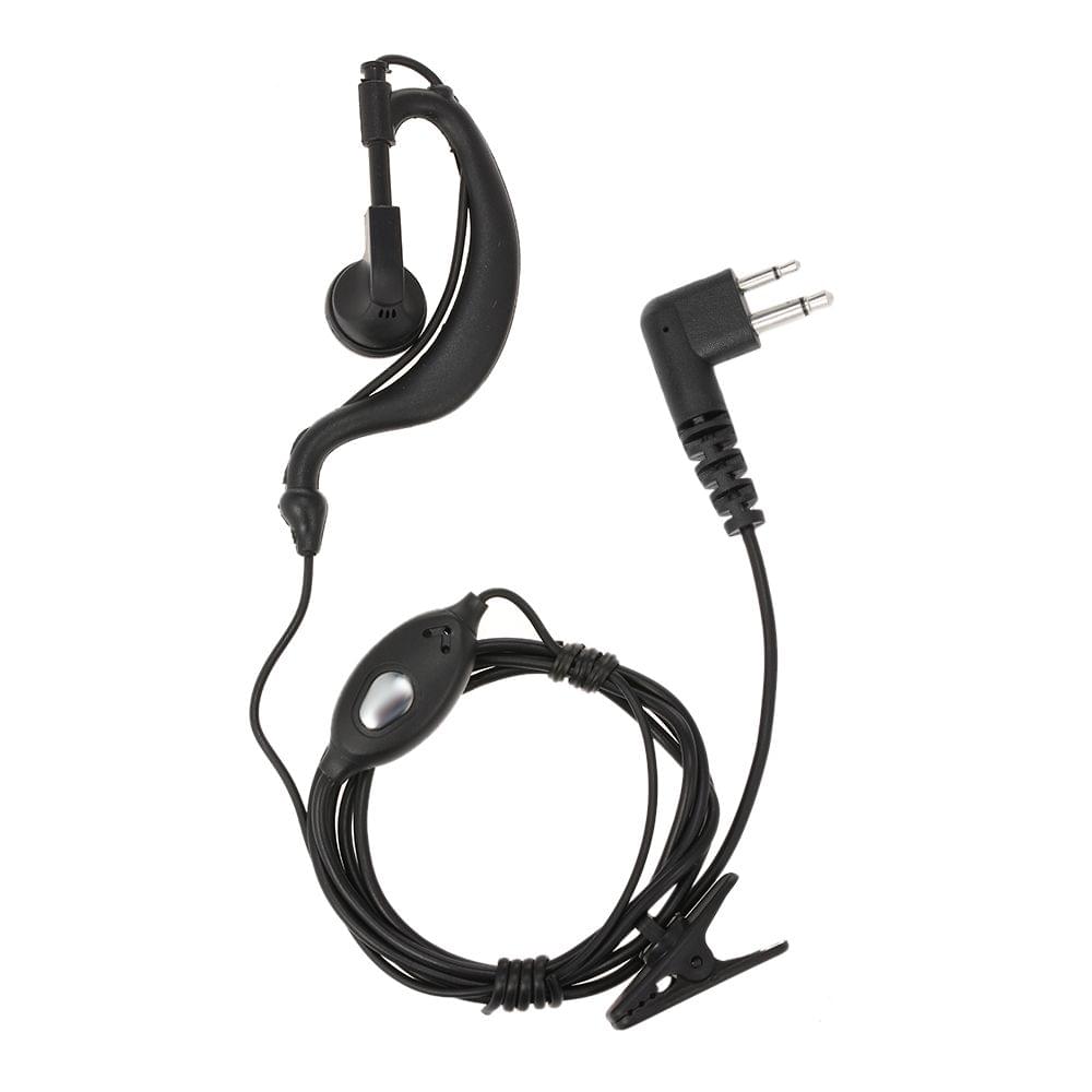 Walkie Talkie Headset Earpiece with Mic PTT for Motorola Two M Plug