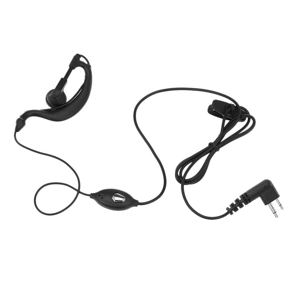 Walkie Talkie Headset Earpiece with Mic PTT for Motorola Two - M Plug