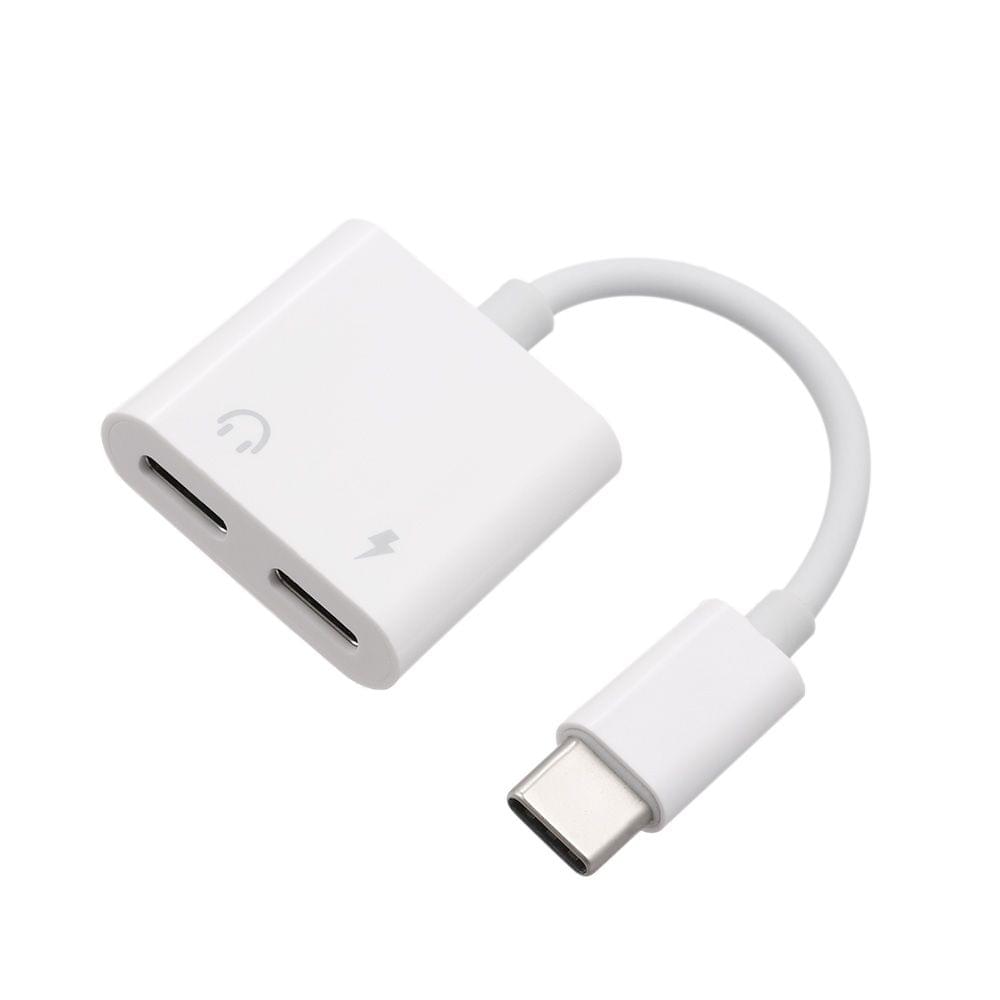USB C to Type C Audio Headset Adapter USB C Power Charging