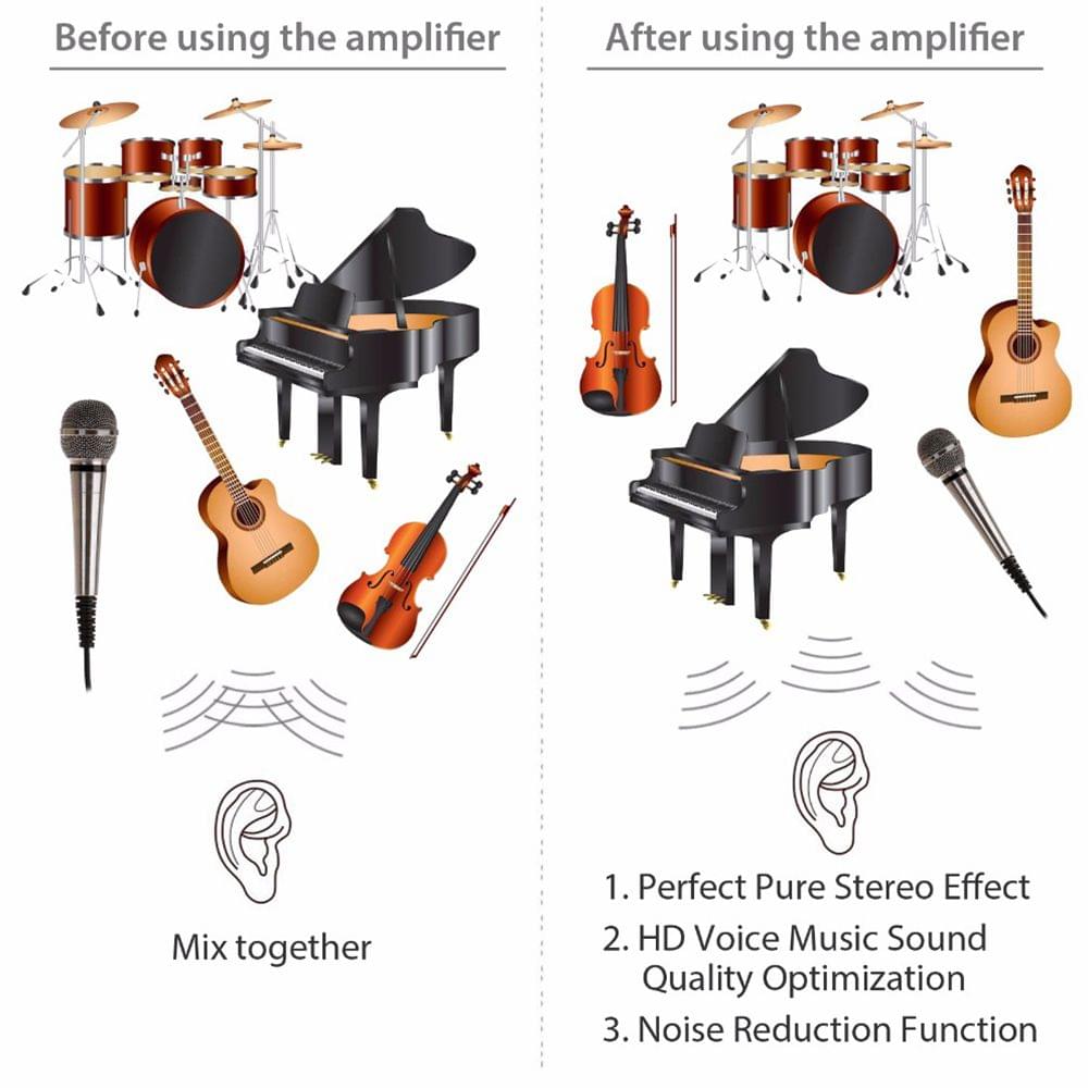 Aluminum Portable Headset Amplifier HiFi Audio Headphone