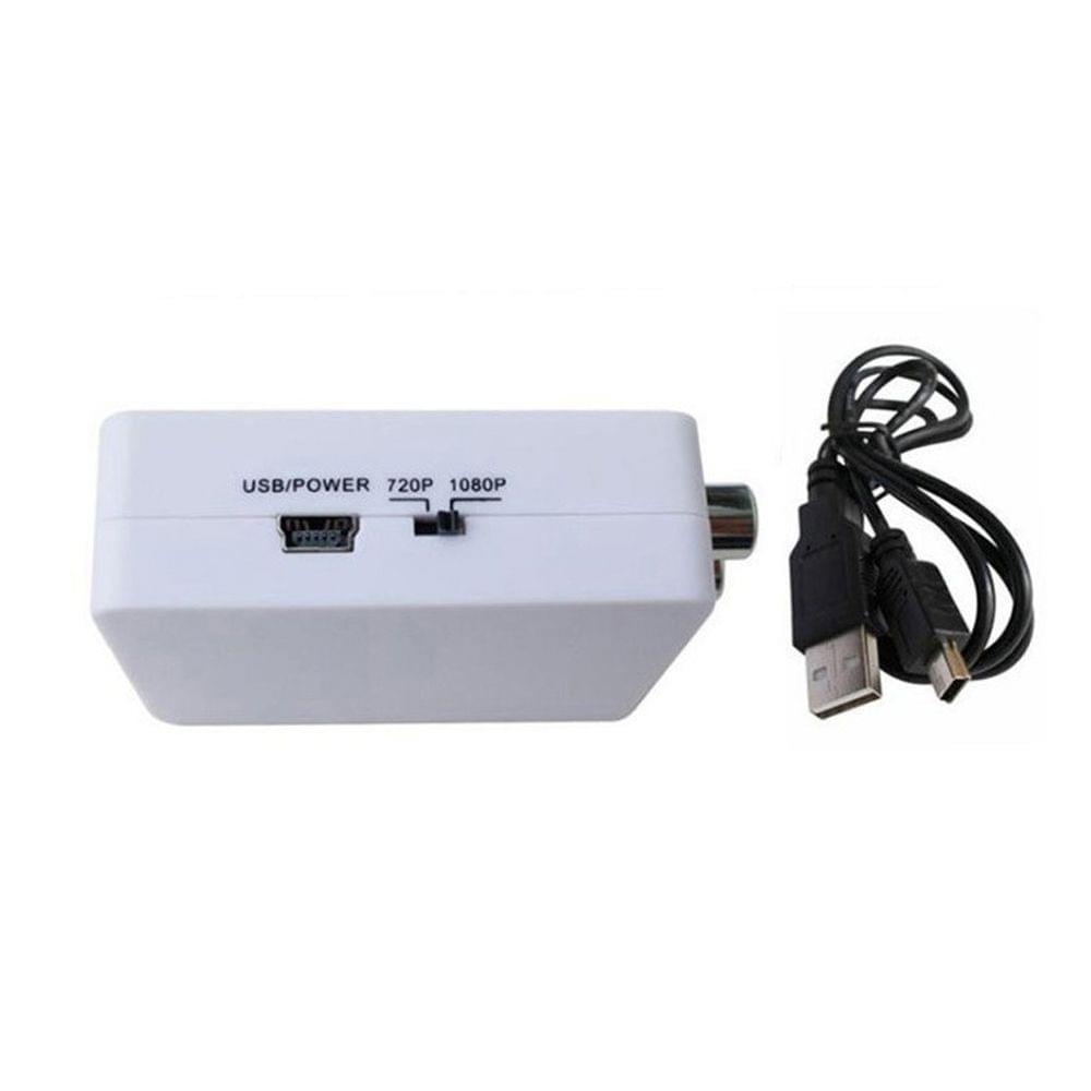 AV to HDMI Scalar Converter Video Composite Adapter Box Mini