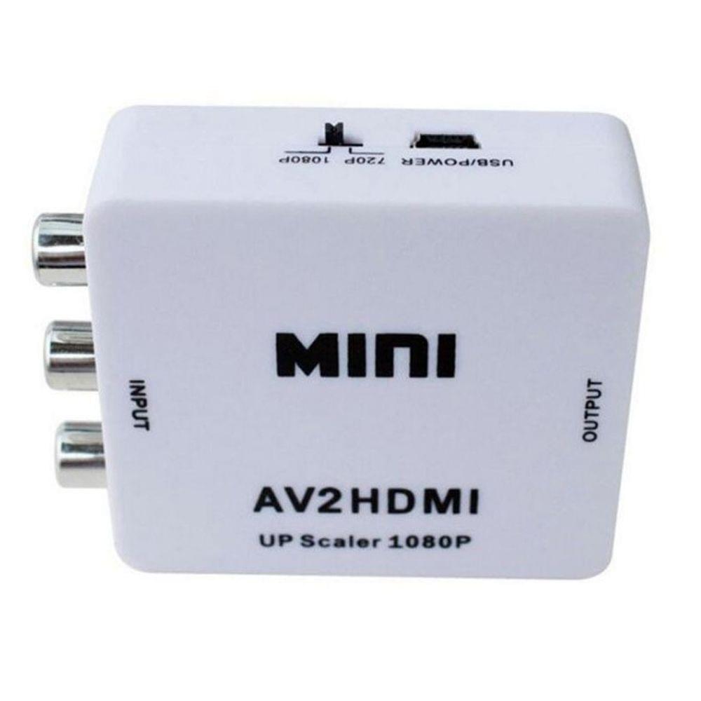 AV to HDMI Scalar Converter Video Composite Adapter Box Mini