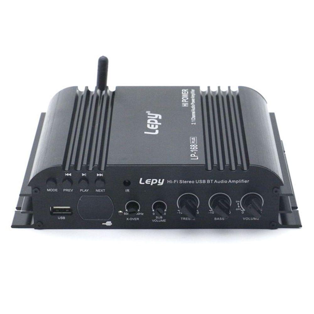 Lepy HiFi Stereo Digital Audio Amplifier 2.1 Channel - EU Plug