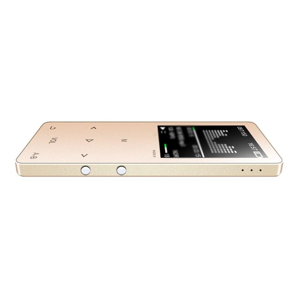M320 MP3 Player BT Metal Sport Mini Portable Audio 4G/8G - Gold&8GB