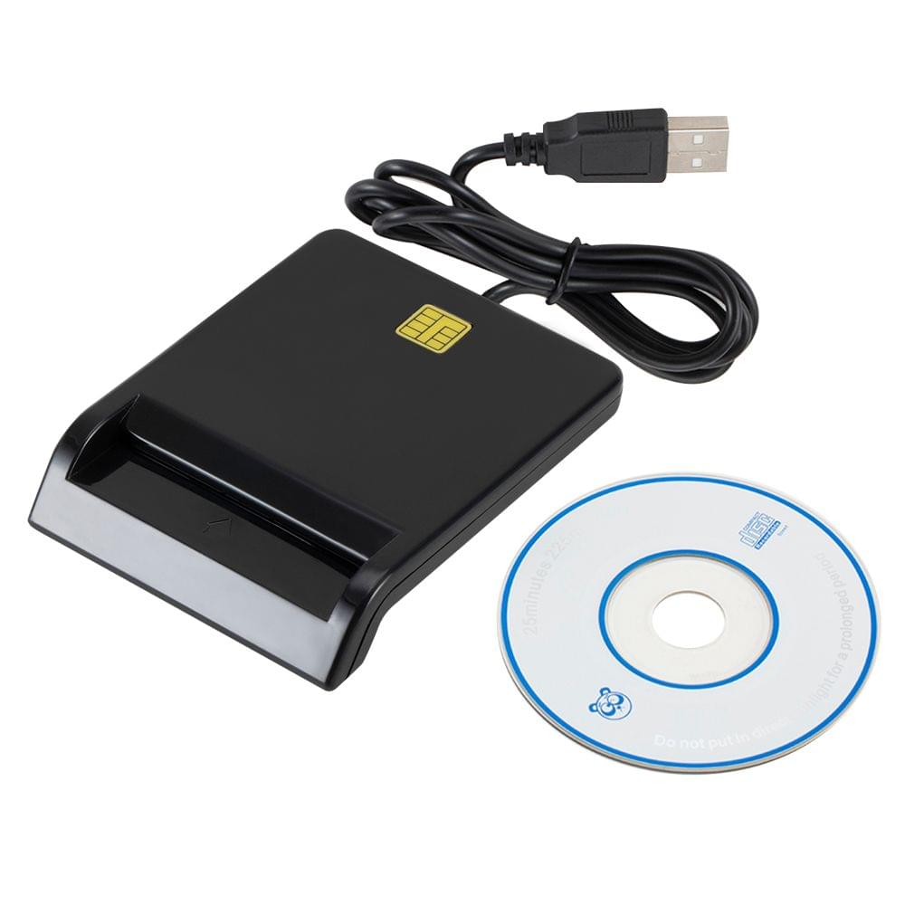 USB 2.0 Smart Card Reader Smart IC Card Reader For Bank Card