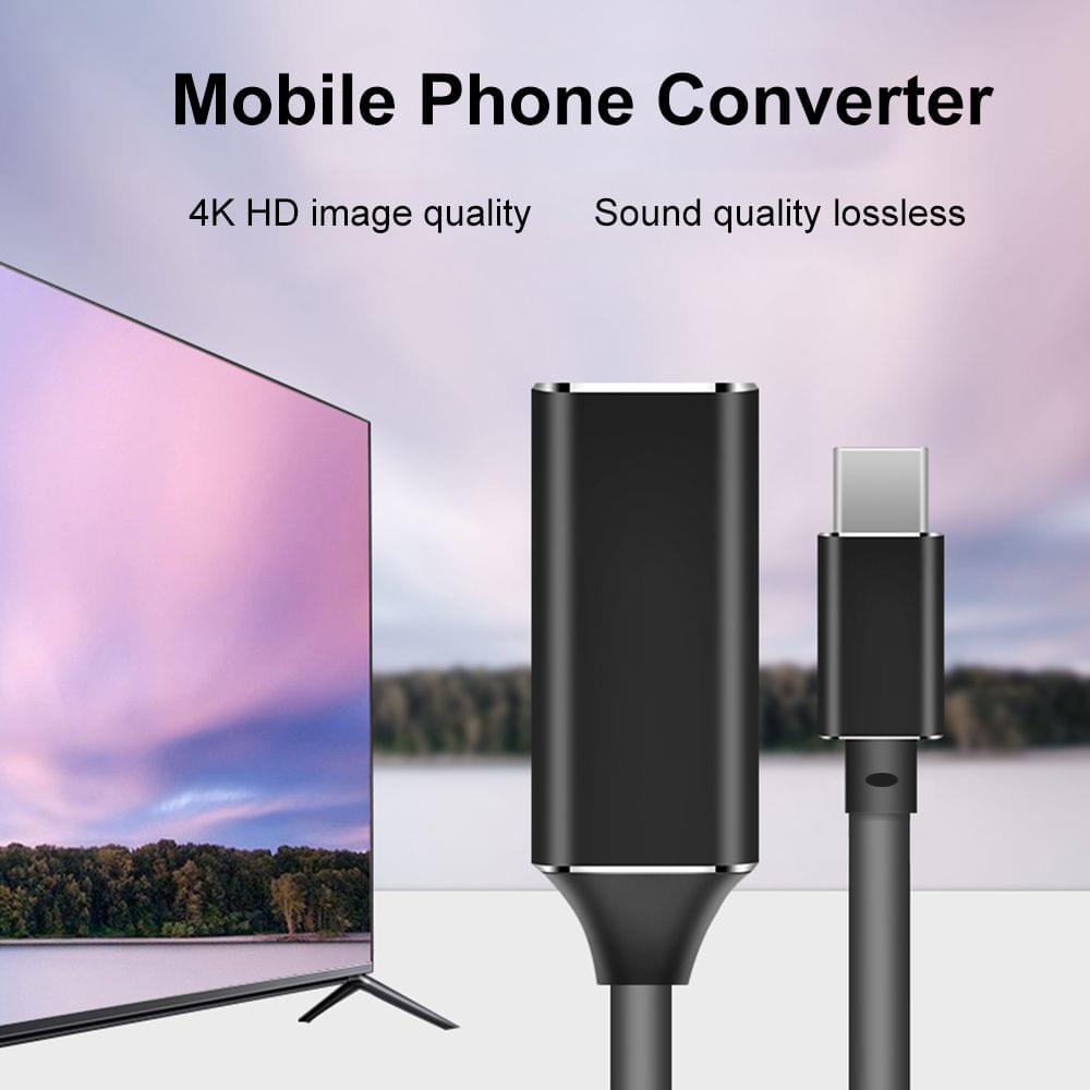 USB Type-C to HD Cable Adapter 4K 30Hz USB 3.1 to HD Video