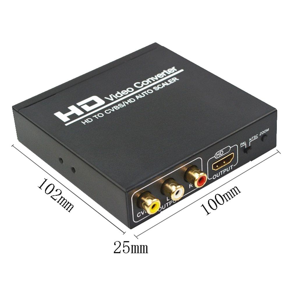 HD to CVBS RCA HD Converter 1080P PAL NTSC HDCP Protocol AV