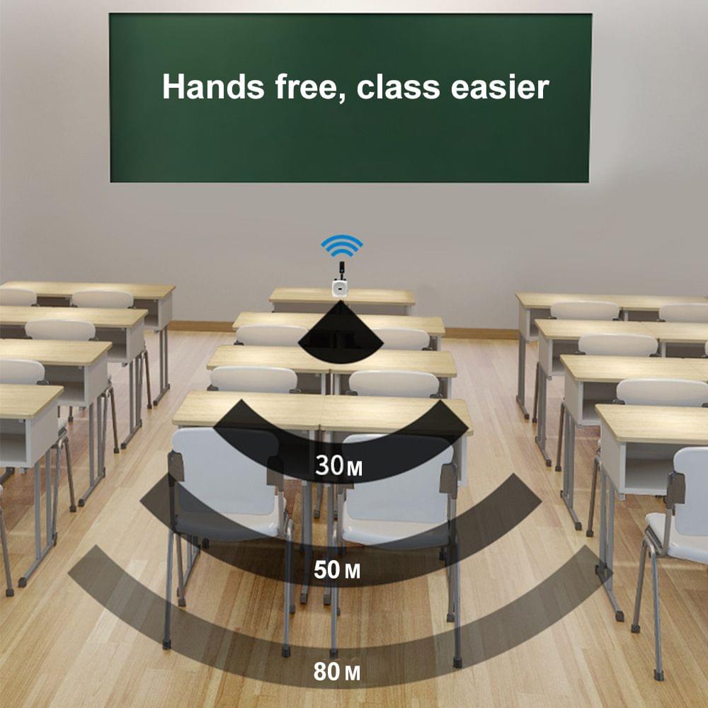 Head-mounted UHF Wireless Microphone One Drag Two